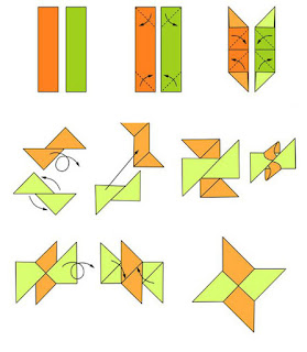  tutorial  origami  bintang 